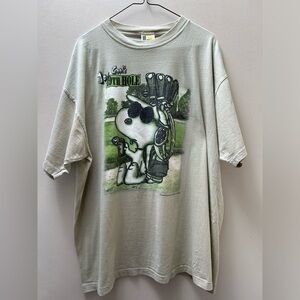 Vintage Peanuts Joe Cool’s 19th Hole Snoopy Golf Graphic Tee Large